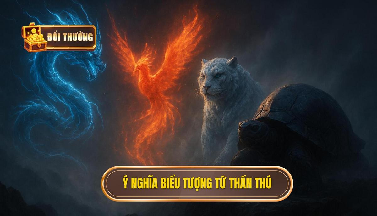 Nguồn gốc và ý nghĩa biểu tượng trong tứ thần thú đổi thưởng