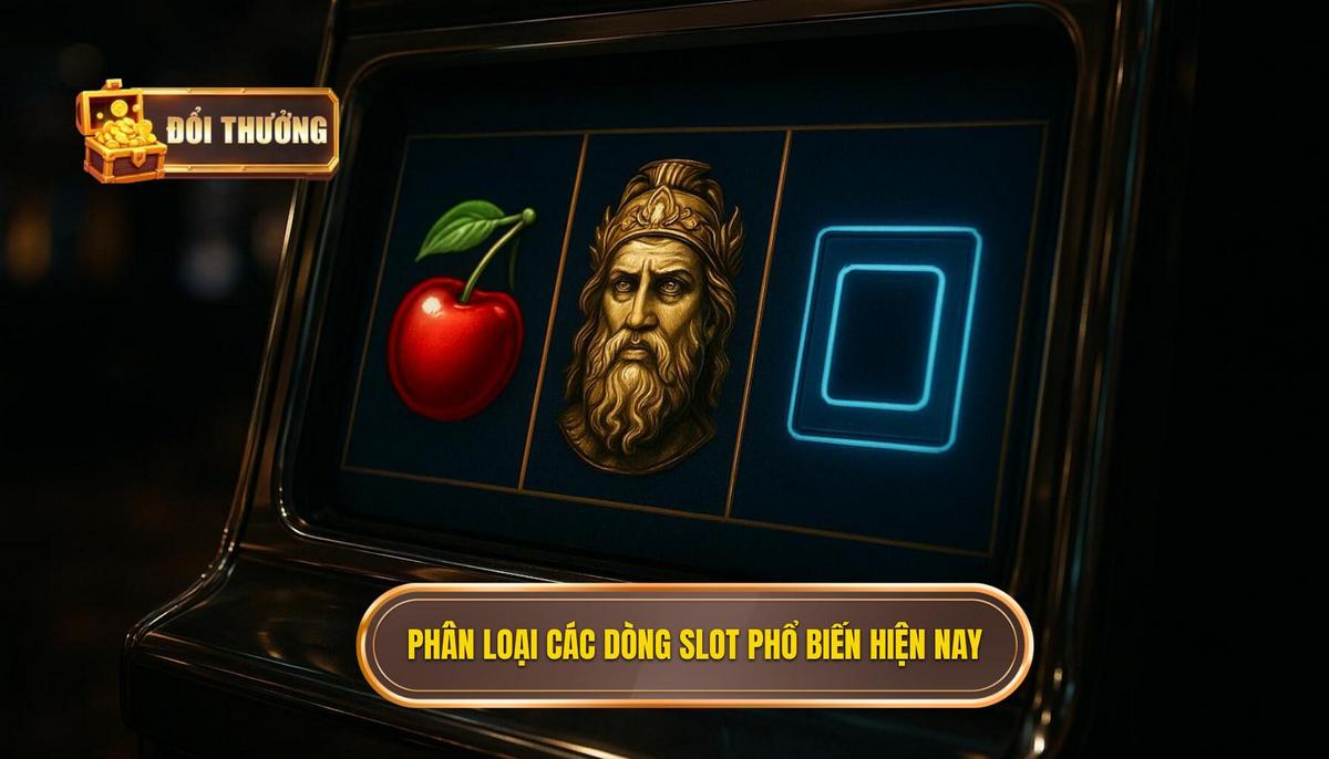 Phân loại các dòng slot đổi thưởng phổ biến nhất hiện nay