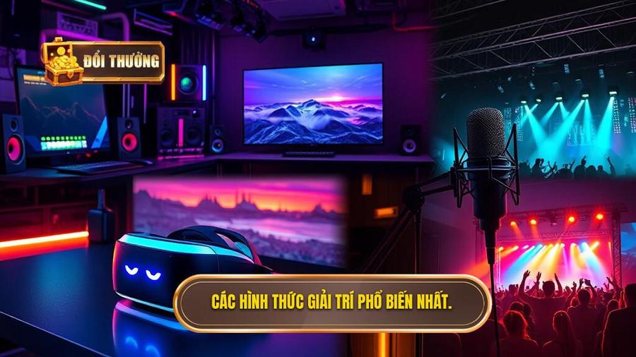 2. Các hình thức giải trí phổ biến nhất.