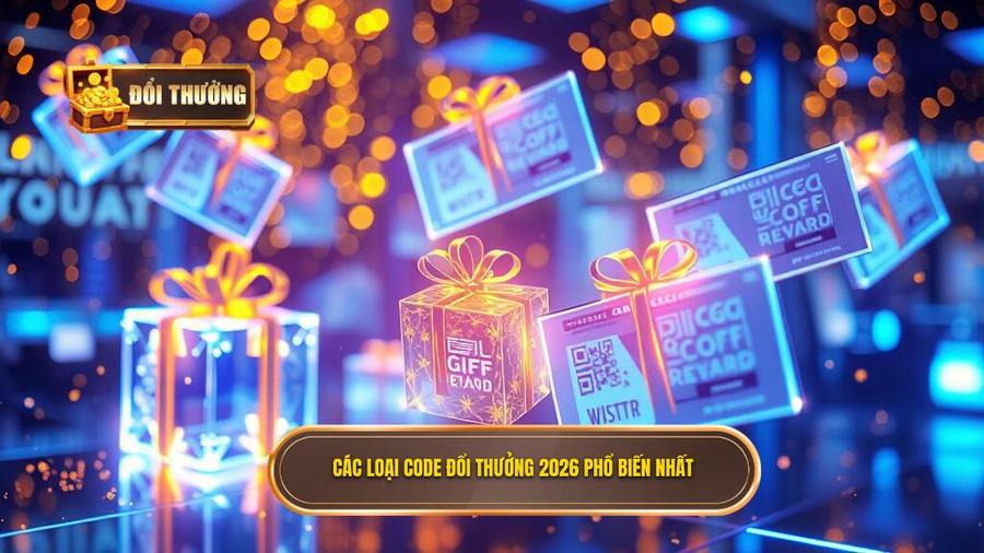 2. Các loại Code đổi thưởng 2026 phổ biến nhất