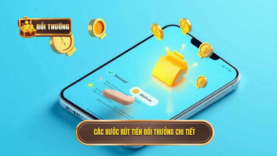 3. Các bước rút tiền đổi thưởng chi tiết