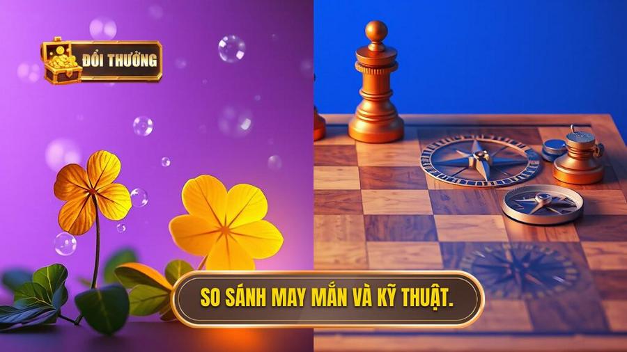 3. So sánh may mắn và kỹ thuật.